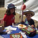 Kids doing crafts at Tucson Festival of Books