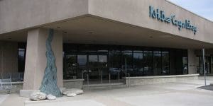 Canyon Cascades sculpture at BCN Kirk Bear Canyon Library 890x445 rectangle