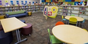 Eckstrom-Columbus Library childrens area
